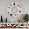 24" White Canadian Pine Artificial Christmas Wreath